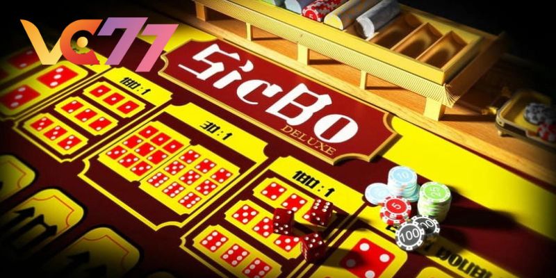 Explore the extremely attractive Sicbo game lobby at VC77